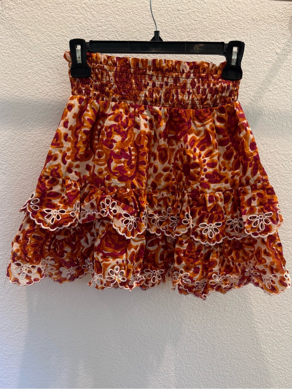 House of Harlow Eyelet Summer Skirt